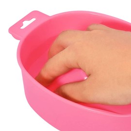 AKOAK 1 Pack Nail Soaking Bowl Dead Skin Cleaning Softening Care bowl Five Finger Soaking Nail Remover Bowl DIY Nail Salon Softening Dead Skin Nails Cleaning Care Special Tools