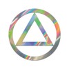 AA Alcoholics Anonymous Symbol Premium Sticker Decal Oil Slick Rainbow