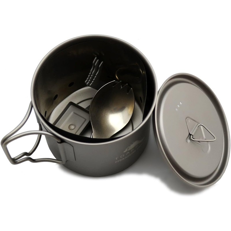 TOAKS Titanium 550ml Pot Cook System, TOAKS Ultralight Titanium 550ml
