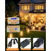Pesken Outdoor String Lights, 54FT(15+1) ST38 Patio Lights Waterproof IP65