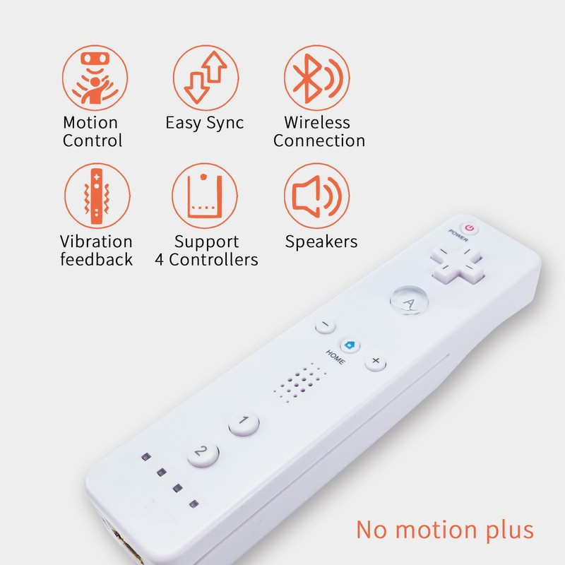 QUMOX Remote Controller Remote Control + Nunchuk for Nd Wii/WII