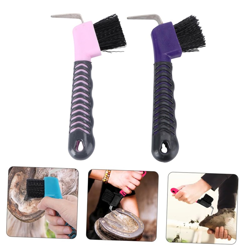 SUPVOX Horse Hoof Cleaning Tool 2pcs Horse Brush for Grooming
