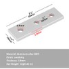 12 Pcs 3 Hole Joining Plate, Straight Plate for 2020