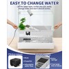 MoonOrange Turtle Aquarium Kit(Tank+Light+Water Pump), Acrylic Turtle Tank Starter Kit