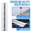 Gisafai 2 Pack Continuous Piano Hinges, Heavy Duty Stainless Steel