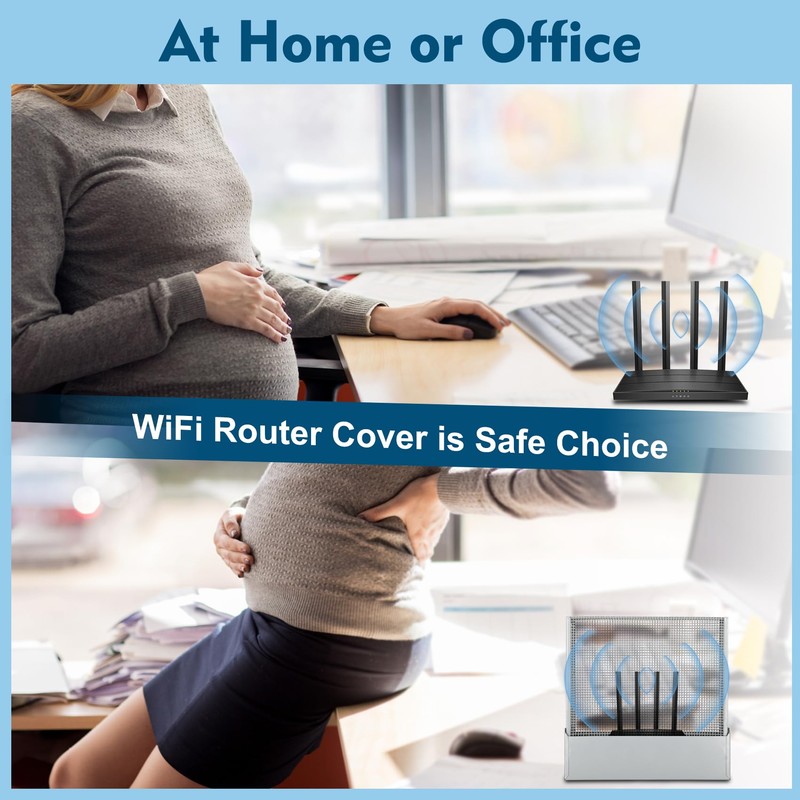 Fengind Large WiFi Router Cover, About 90% of WiFi Router