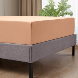 AMEHA Spannbettlaken für Einzelbett, extra tief, 40 cm, superweiche, gebürstete Mikrofaser, pflegeleicht, für Einzelbett