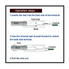 YFFSFDC Connector Pin Removal Tool Coupler Connector Wire Terminal Removal
