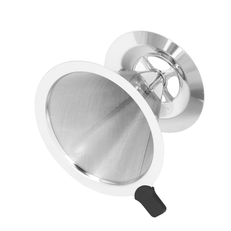 Coffee Dripper Stainless Steel Reusable Pour Over Coffee Dripper for