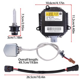 TukboTech 28474-89904, 284748991A Xenon HID Head Lamp Control Unit Module Stability Replacement for Nissan 350Z Altima Maxima Rogue Infiniti G35 G37 FX35 QX QX56 (2pcs)
