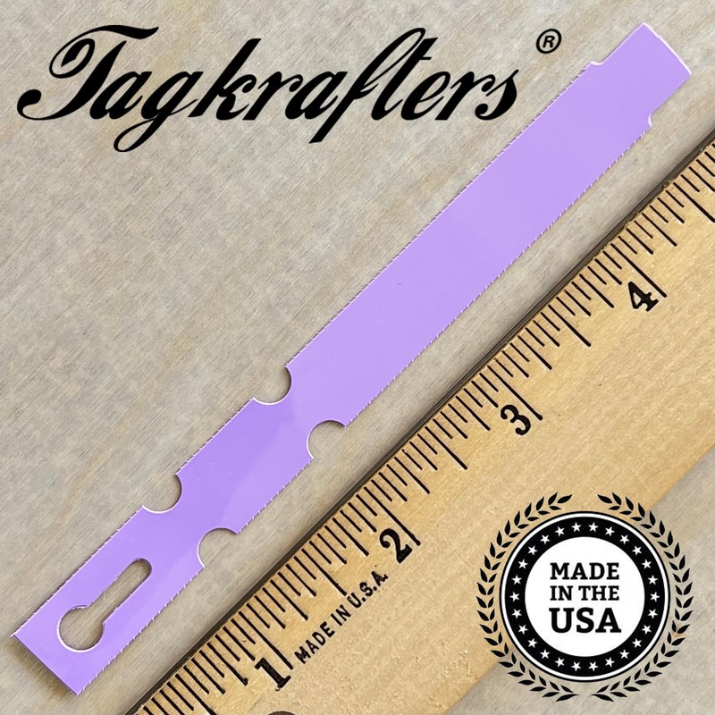 TAGKRAFTERS 5" x 1/2" Lilac - 1,000 Pcs - Plastic