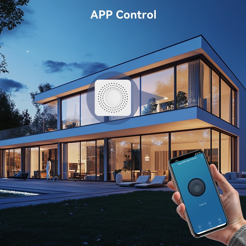 BSEED Smart Switch 4 Pack, WiFi Smart Relay Switch 250V