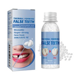 Denture Denture, Cement, Gap Teeth; Fill 1.0 fl oz (30 ml); Halloween Tool; Denture; Easy to DIY and natural fit; Made from Germany; Can be removed at any time