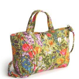Vera Bradley Vera Bradley Premium Cotton Mini Hathaway Tote, Meadow Bouquet