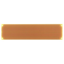 SB830 Solderable PC BreadBoard, 1 Sided PCB, Matches 830 tie-Point breadboard with Power Rails, 7.25 x 1.85in (184.2 x 47.0mm)