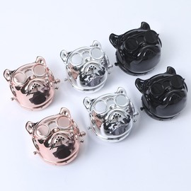 Car Air Fresheners Vent Clips for Festival Car Accessories Interior Decorations for Men Women Teens,Handsome dog's head Decoration,Car Scents Truck Stuff,Funny Festival Gifts for Friend(golden)