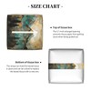 Square Tissue Boxes(5.2"x5.2"x5.2"), Mountains Trees Landscape Sunrise Tissue Holder Decor
