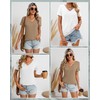 Riyiper 3 Pack Women's Tshirts V Neck Summer Trendy Short