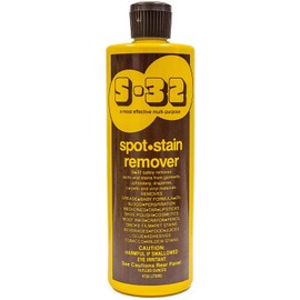 S-32 Spot Stain Remover, Safely Removes Stubborn Spots and Stains, Commercial Use, Household Needs, 15.2 Ounces, 4 Pack
