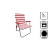 OmniCore Designs New Standard Folding Chair (2 Pack) - Red/White