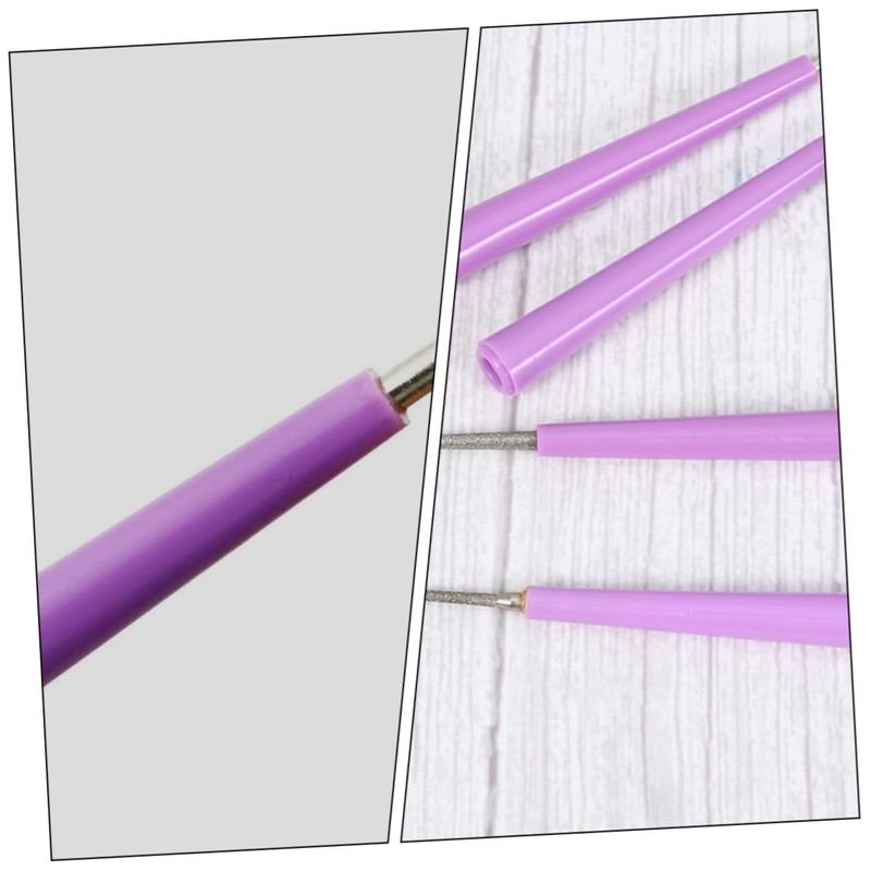 LALAFINA 5pcs Beading Tools Set Diamond File Bead Reamer Kit