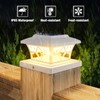 VOLISUN Solar Post Cap Lights Outdoor, Solar Powered Fence Cap