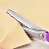Pinking Shears for Fabric Cutting, Zig Zag Lace Scissors for