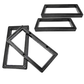 Qrity 4 PCS Rubber Seal Ring, Sealing Gasket Washer, Gasket Seal Ring for Overflow Head, Qrity Sink Overflow Head(ASIN B09YHKL23P)