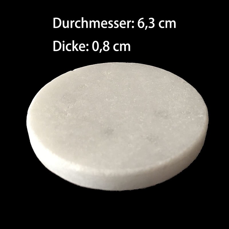 juexiyarticle White Stones for Painting, Round Stone Disc, Smooth Flat