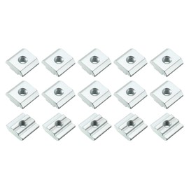 METALLIXITY Sliding T-Nut M6 Thread 15 Piece Carbon Steel T-Groove Nut Fastener for 3030 Series Aluminum Profile