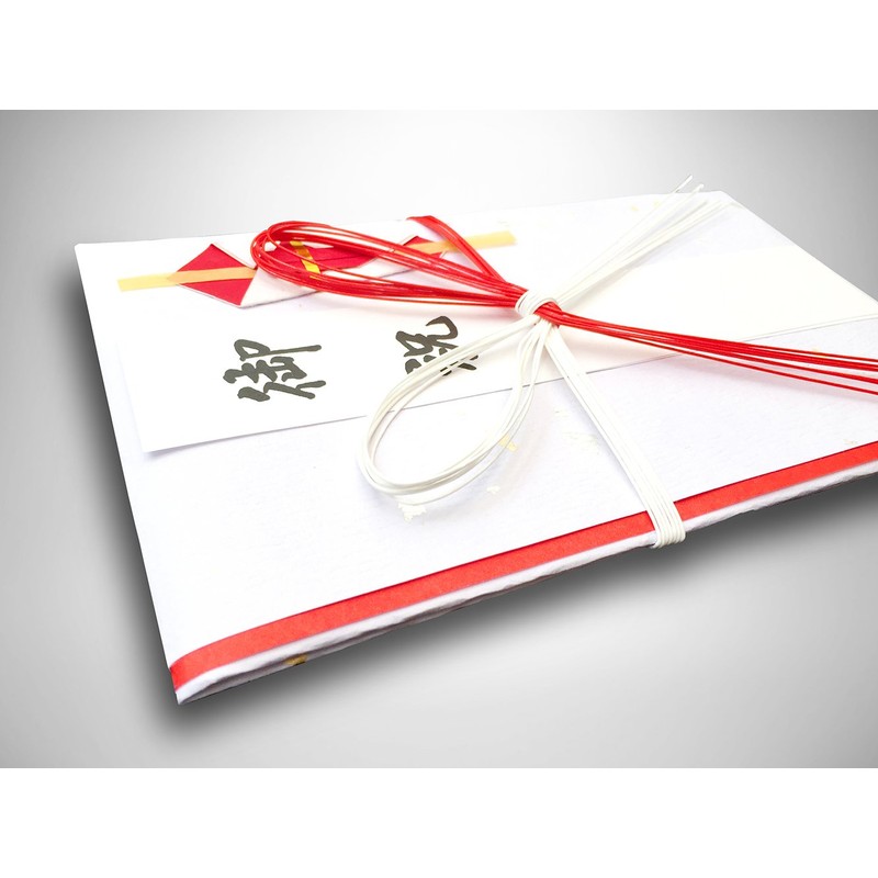 Akagi Celebration Bag, 7 Red and White, Flower Knot Ki