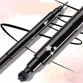 Universo en Linea Delineador De Ojos Negro Plumón Y Sello De Figuras Belleza F Efecto Flor