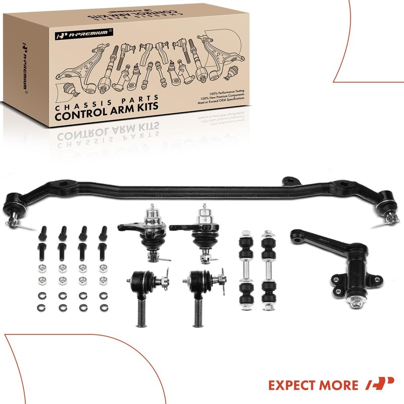 A-Premium Set of 8, Front Sway Bar Link, Upper Ball