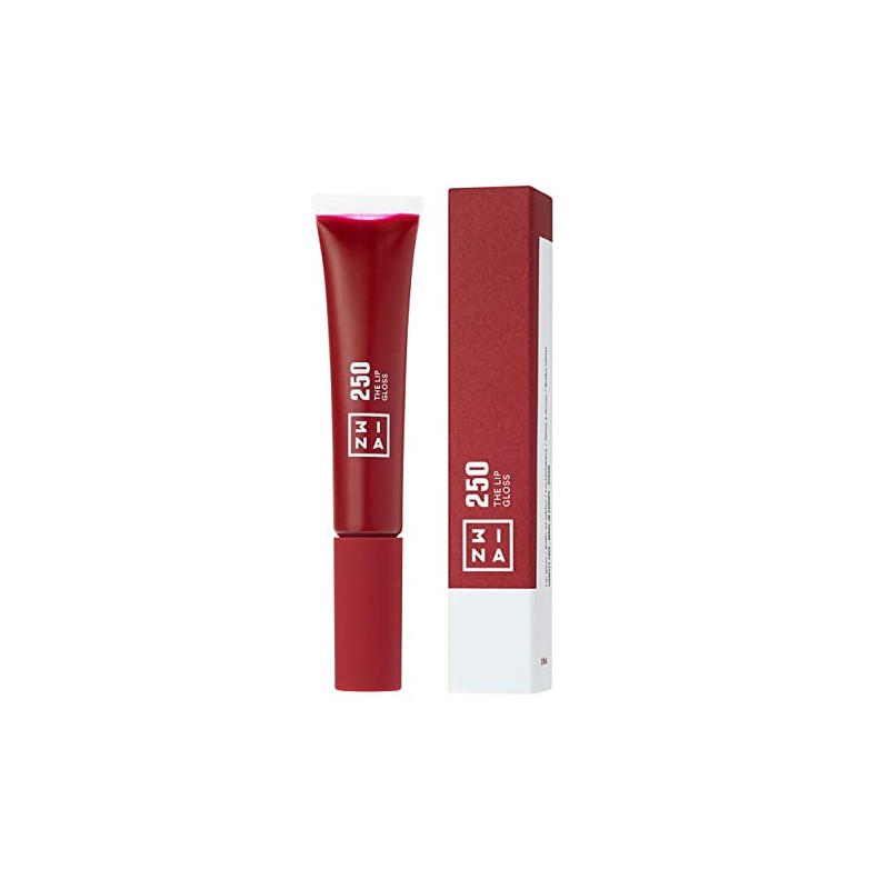 The Lip Gloss - 250 Warm Dark Red by 3INA