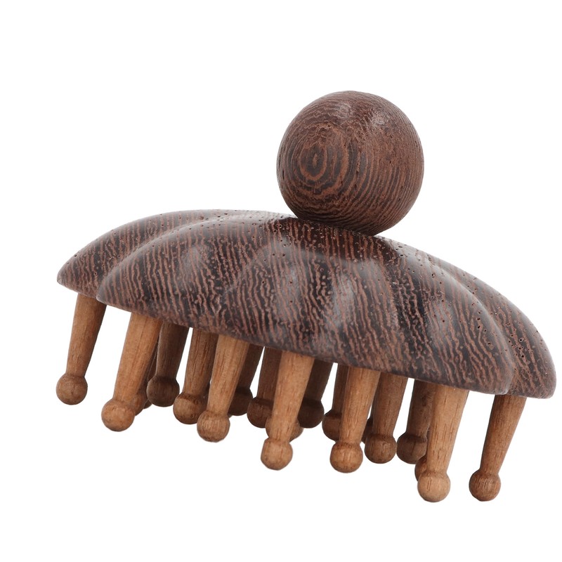 Wood Massage Comb Sandalwood Scraping Scalp Massage Comb Massager Tool