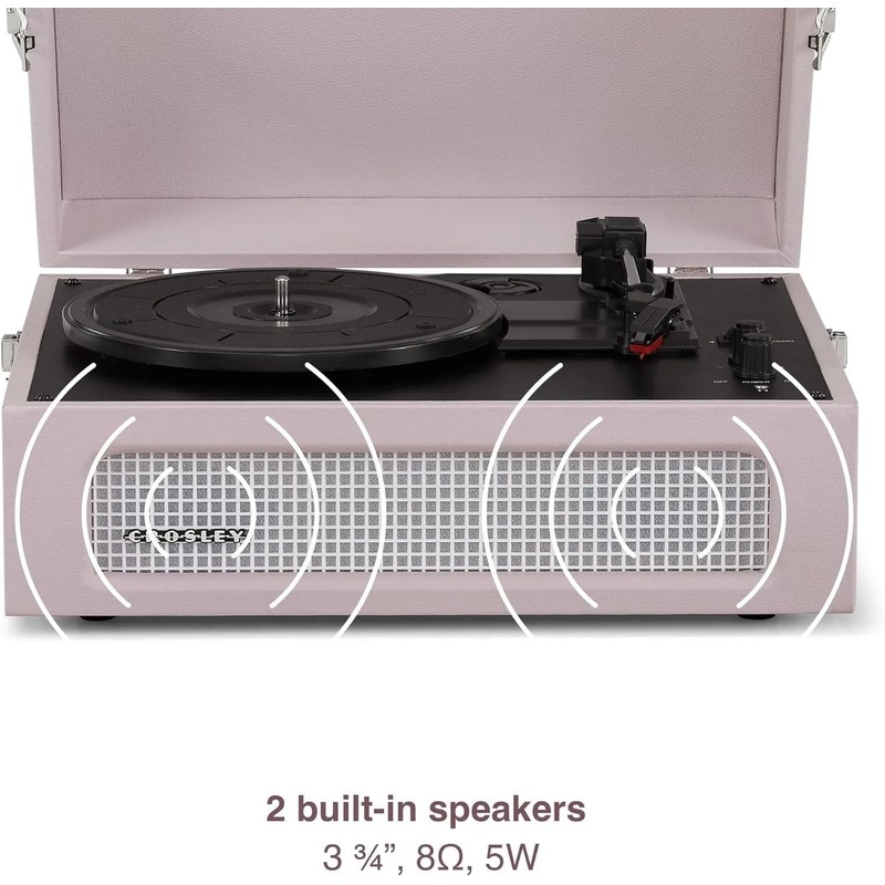 CROSLEY Crosley Voyager Amethyst - Bluetooth Portable Turntable