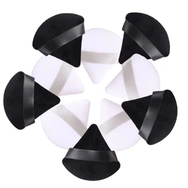 Set Esponjas Puffs Blender Polvo Triángulo Maquillaje - (10 piezas) Esponja de maquillaje facial para maquillaje facial, suave, para polvo suelto, seco y húmedo, herramienta cosmética de doble uso (PAQ 3)
