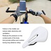155mm Widen Carbon Fiber Leather Bicycle Saddle Cushion Hollow Cycling