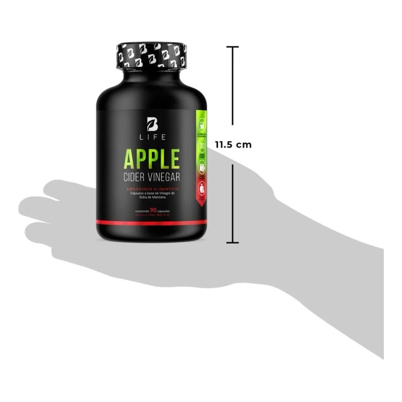 B Life Vinagre De Manzana 90 Cáps 500mg