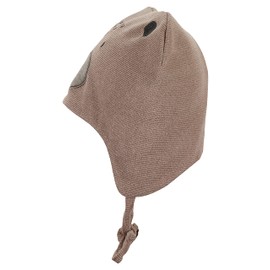 Sterntaler Baby Boys Hat Bear with Ears and Tie Band, beige