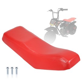 JMCHstore Upgraded New Seat for Motovox MBX10, For Mototec 105cc Mini bike (Red)