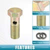 A ABSOPRO Car Turbo Brake Line Bolt Adapter M12x1.25 Thread