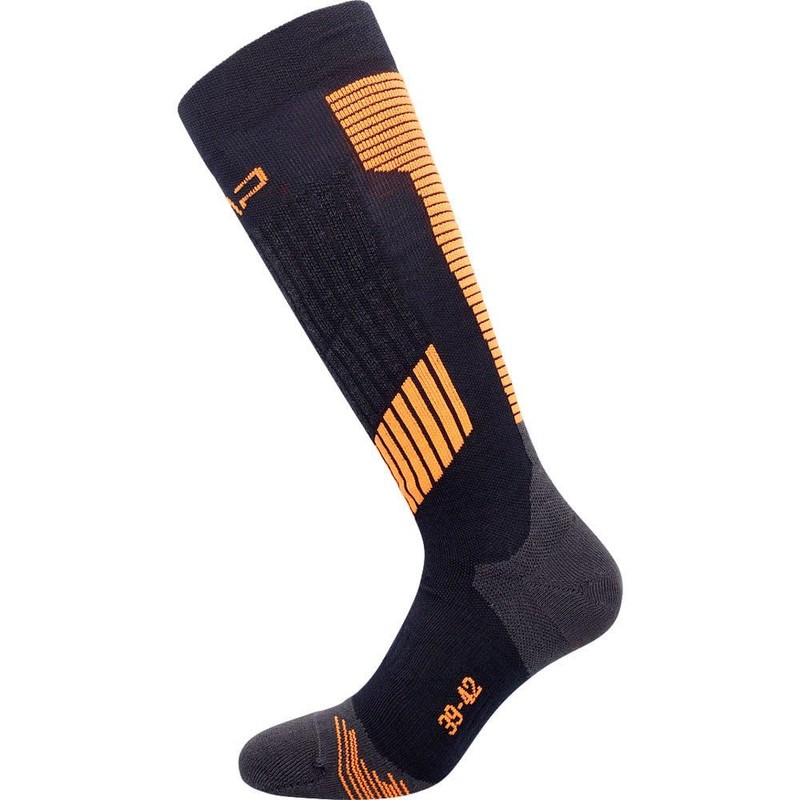 CMP - Ski Sock Graphene, B. Blue-Arancio, 43/45