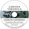 Lemon Ginseng Colombian Decaf Coffee (Single Serve K-Cup Pods) (Gourmet,