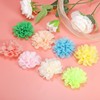 PATIKIL 10 Pieces 2.8 Inch Chiffon Flowers Mesh Fabric Flowers