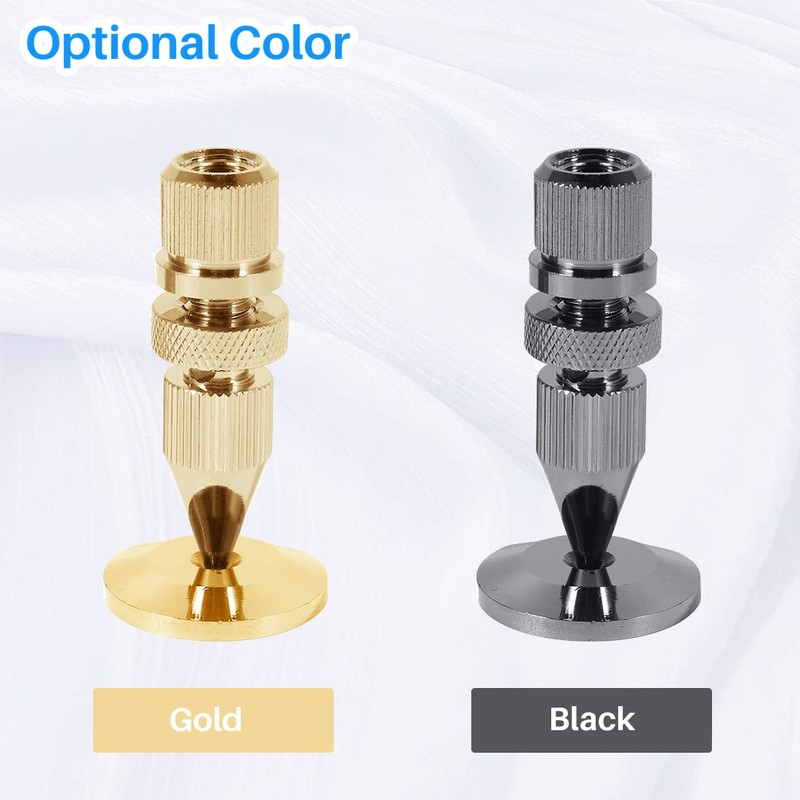 Kalevel Gold Speaker Spikes Adjustable Speaker Isolation Spikes for Speakers