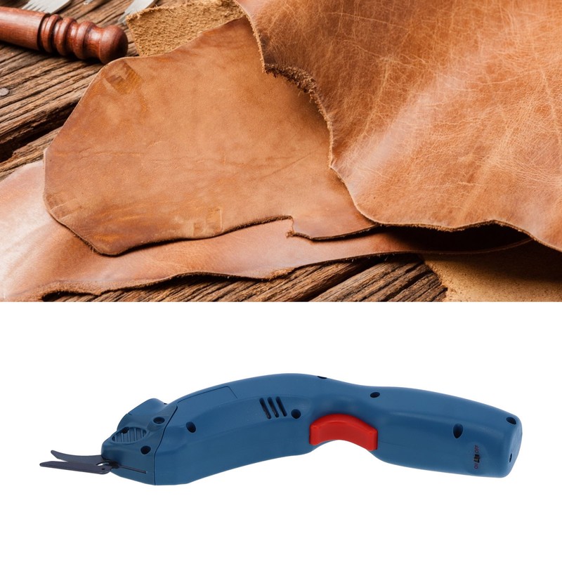 Electric Fabric Shears Scissors Portable Cloth Cutter Tailoring Trimming Tool