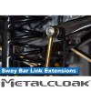 Metalcloak JK Wrangler Front Sway Bar Link Extension Kit, 14.5"