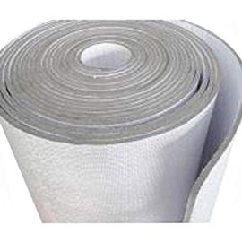 US Energy Products -3MM- Reflective Foam Core Insulation Roll Radiant Barrier White/Foil Faced Reflective Foam Insulation Solid Vapor Barrier Warehouse Building Commercial Residential (4ft x 20ft)
