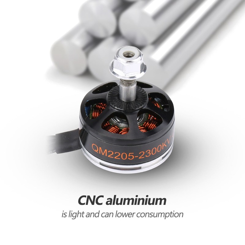 1pc QM2205 2300KV Racing Brushless Motor Drone Part for 210